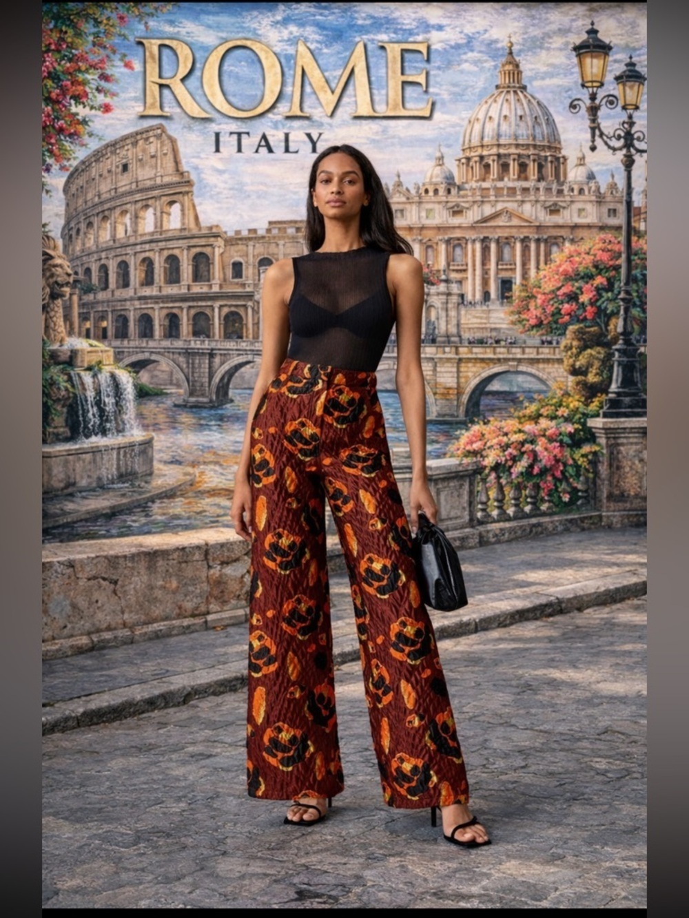 🥳SUPER RARE🥳 Anthropologie NWT Mehtap Elaidi Printed Brocade Pants size S.